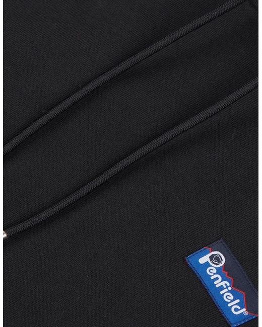 Penfield Black Original Logo Hoodie for men