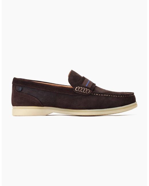 Base London Brown Drum Loafer for men