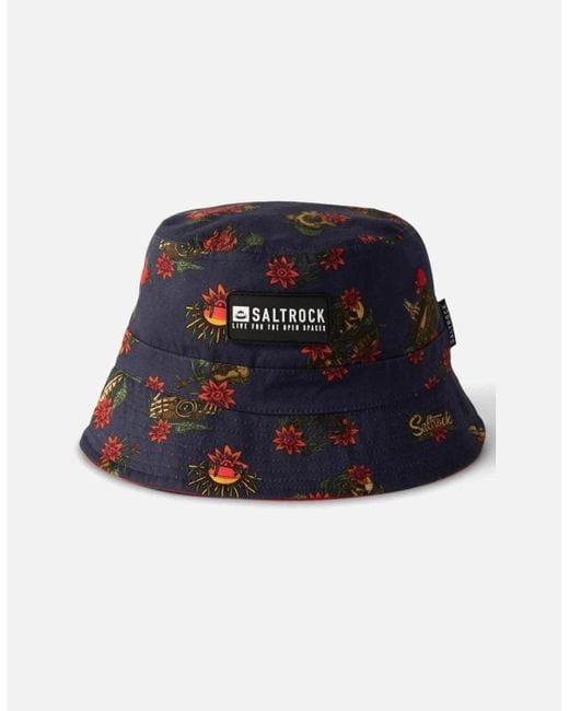Saltrock Blue Wanderer Bucket Hat for men