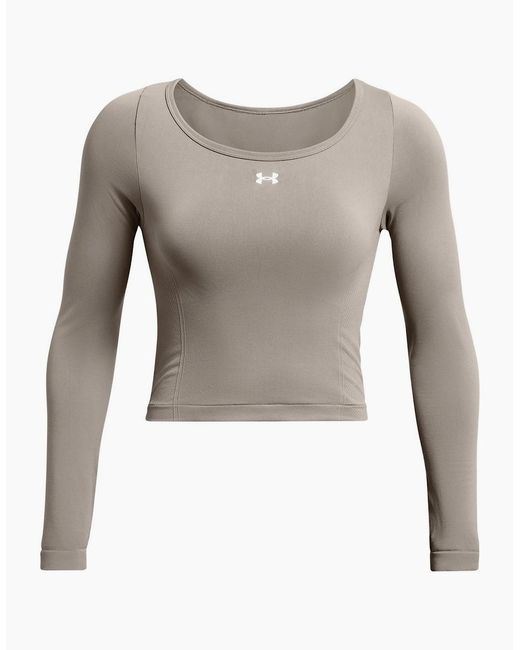 Under Armour Gray Vanish Seamless Long Sleeve T-Shirt