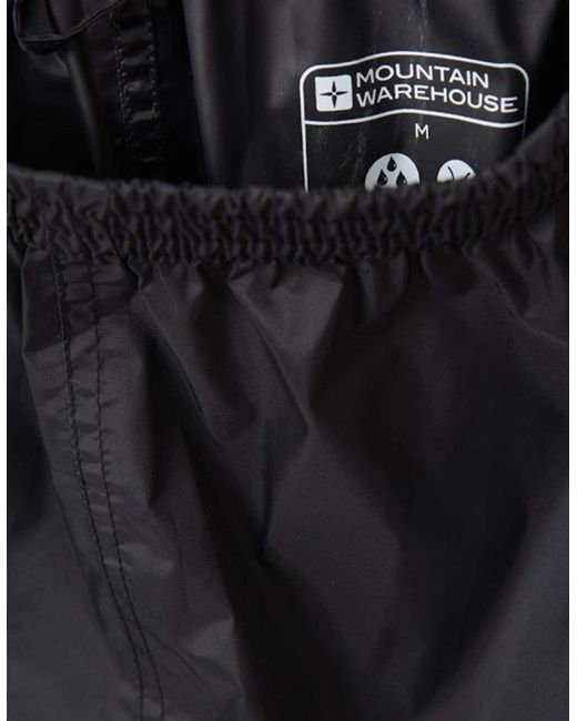 Mountain Warehouse Blue Pakka Waterproof Over Trousers for men