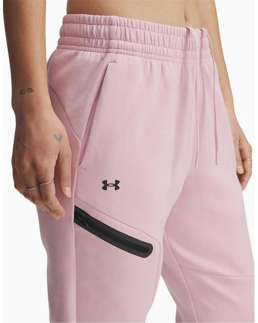 Under Armour Pink Unst Fleece Jogger