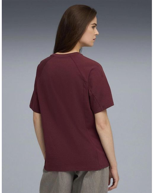 PUMA Brown Sport Relaxed Tee Oversized Fit T-Shirt