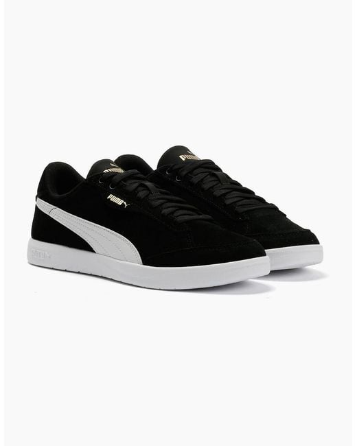 PUMA Black Vikky Star Sd Suede Trainers