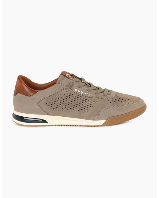 Bugatti Brown Treble Trainers for men