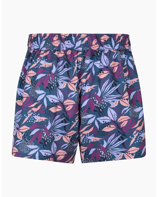 Mountain Warehouse Blue Ladies Stretch Patterned Boardshorts
