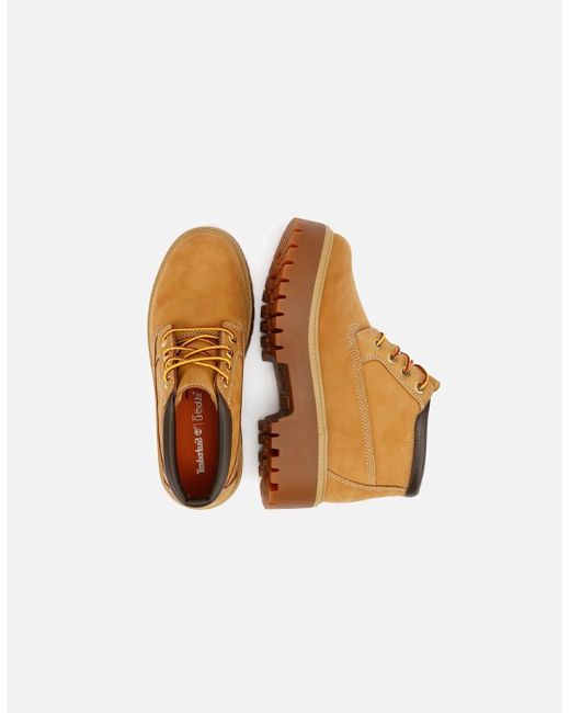 Timberland Brown Stone Street Nellie Leather Wheat Boots