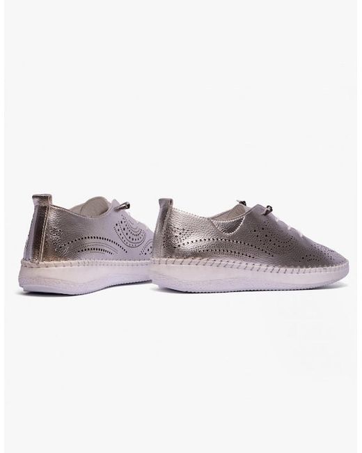 Lotus Metallic Katya Bungee-Lace Trainers