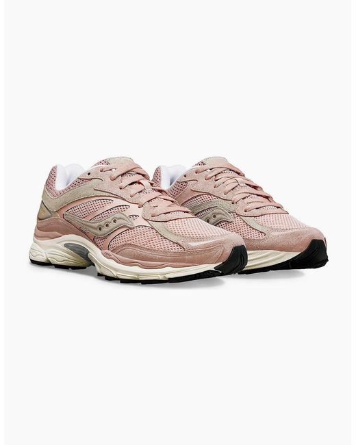 Saucony Pink Pro Grid Omni 9 Trainers for men