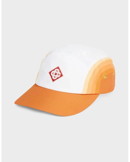Casablanca Orange Patch 5 Panel Cap Gradient for men