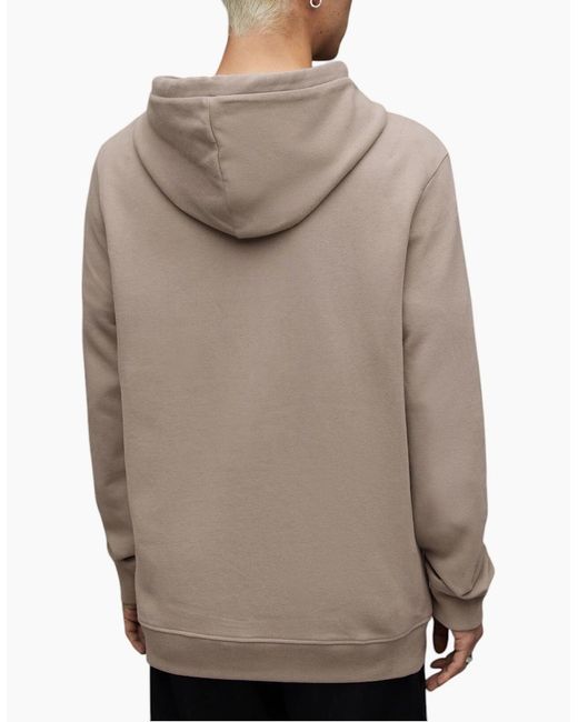 AllSaints Gray All Saints Raven Oth Hoodies Long Sleeve Pullover Jumper Cotton Winter New for men