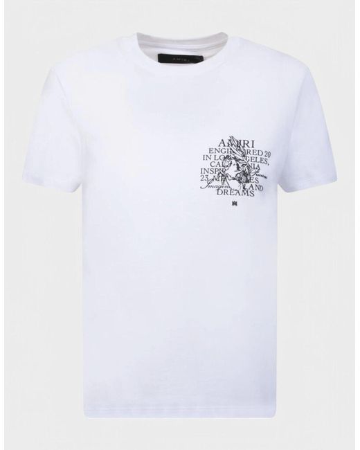 Amiri White Precious Memories Tee