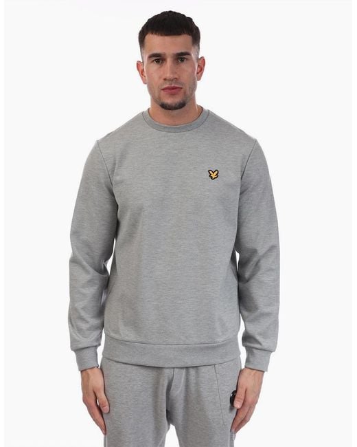 Lyle & Scott Gray Lightweight Sweatshirt for men