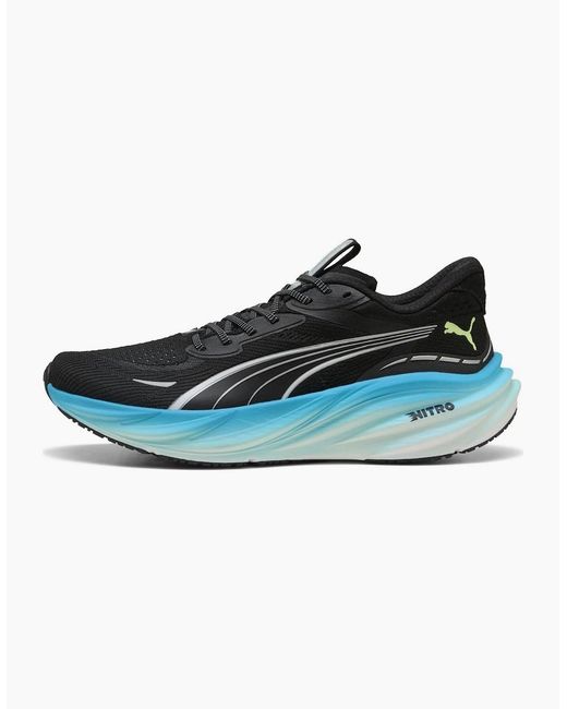 PUMA Blue Magnify Nitro 3 Everyday Neutral Road Running Shoes for men