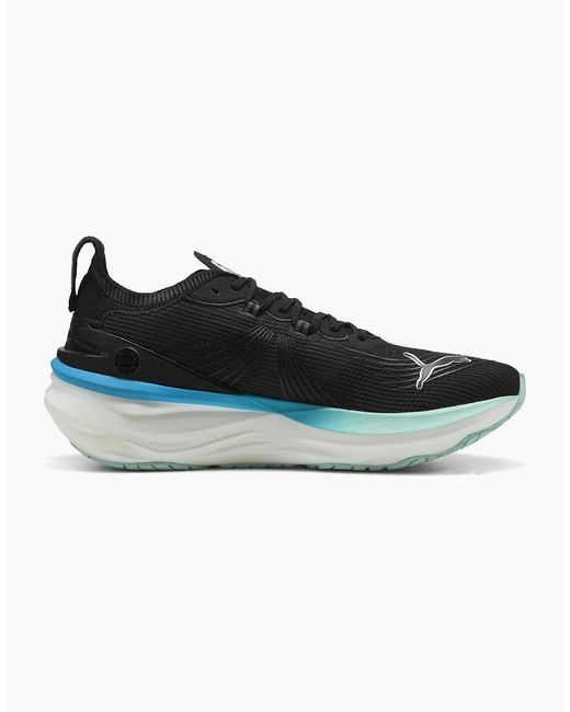 PUMA Black Foreverrun Nitro 2 Everyday Stable Road Running Shoes for men