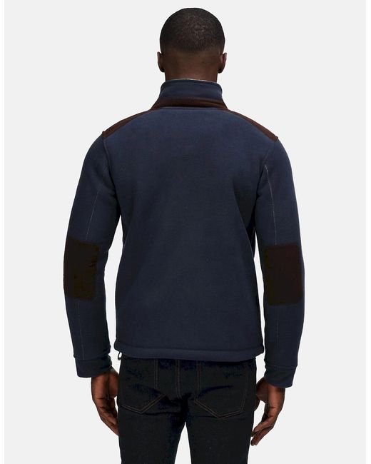 Regatta Blue Professional Full Zip Fleece Jacket for men