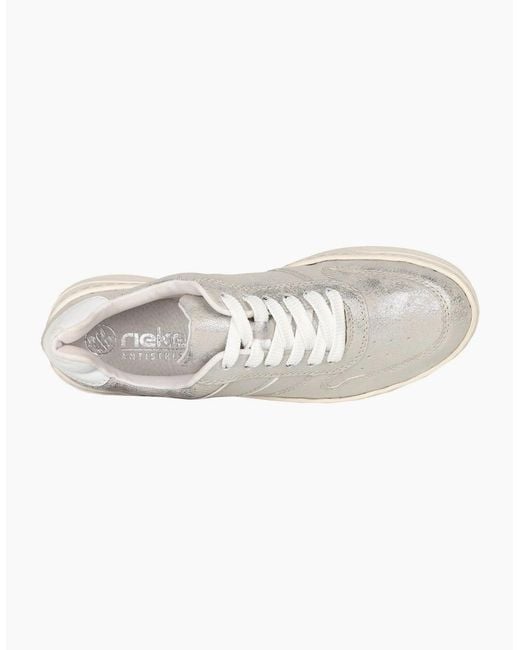 Rieker White Trap Trainers