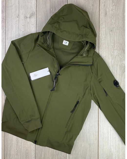 C P Company Green Shell Jacket for men