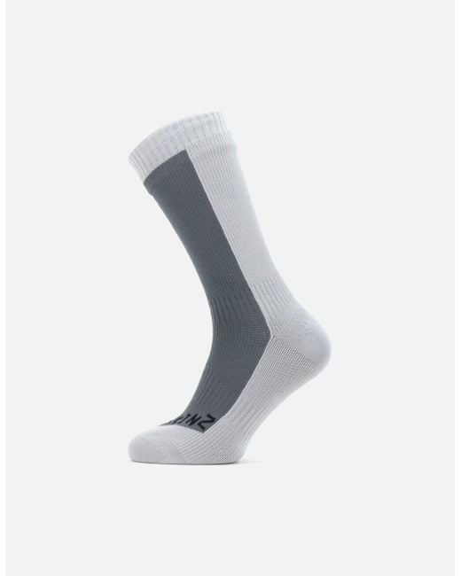 SealSkinz Blue Starston Waterproof Cold Weather Mid Socks