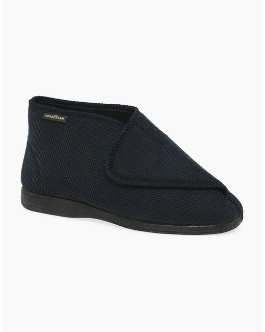 Goodyear Blue Drake Riptape Full Slippers for men