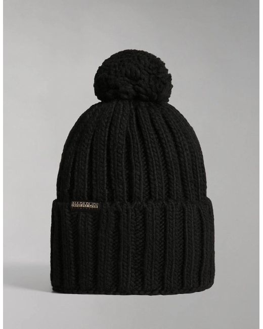 Napapijri Red Semiury 5 Bobble Hat