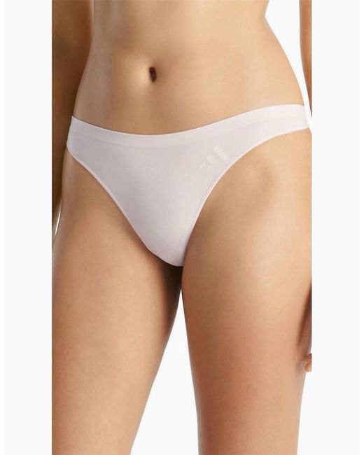 Adidas Black Rise Thong 3Pk