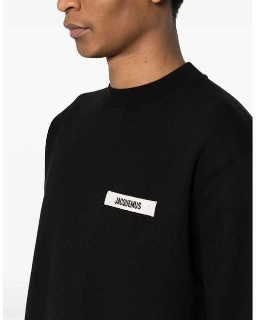 Jacquemus Black The Gros Grain Sweatshirt for men