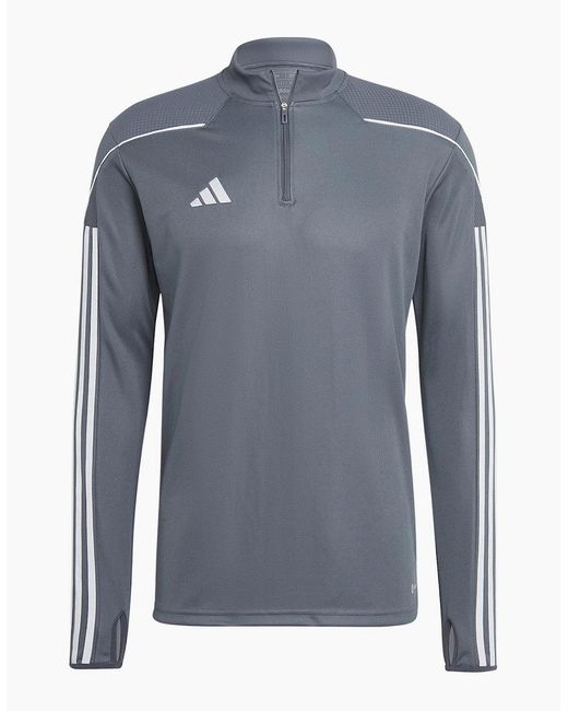 Adidas Blue Tiro 23 League 1/4 Zip Training Top for men