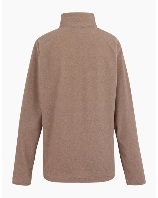 Regatta Brown Great Outdoors /Ladies Montes Half Zip Fleece Top