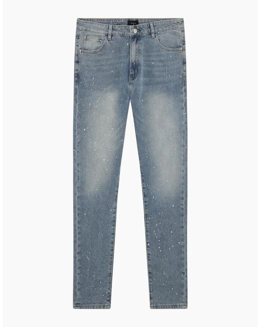 Magrit Blue Marine Slim Jeans for men