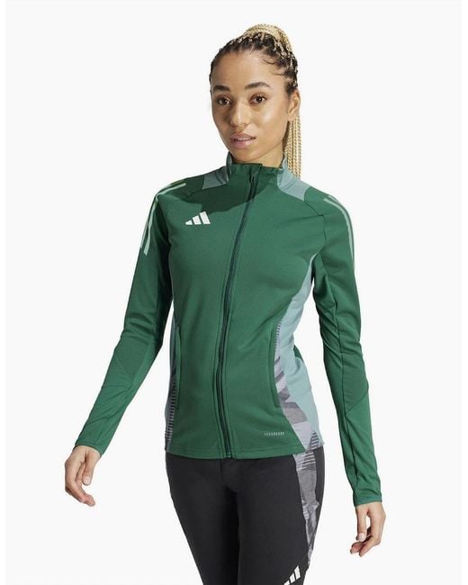 Adidas Green Ladies Tiro 24 Raglan Track Jacket