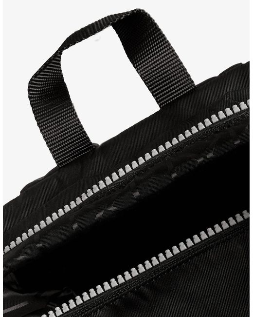 Hunter Black Nylon Mini Topclip Backpack for men