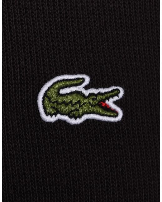 Lacoste Black Half Zip Sweatshirt for men