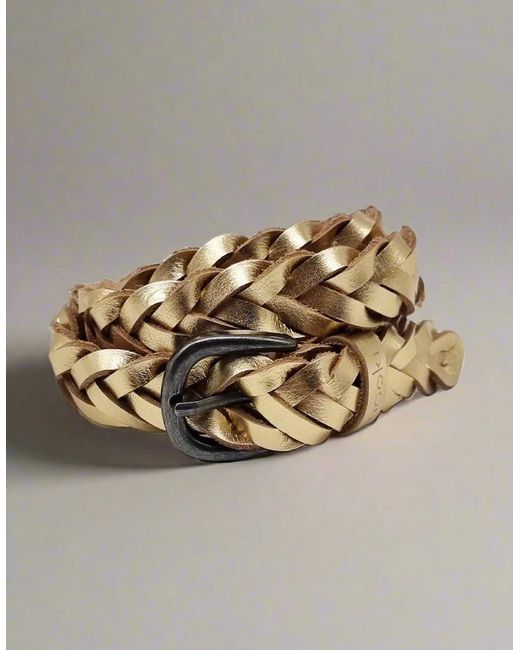 Nooki Design Metallic Dallas Woven Belt