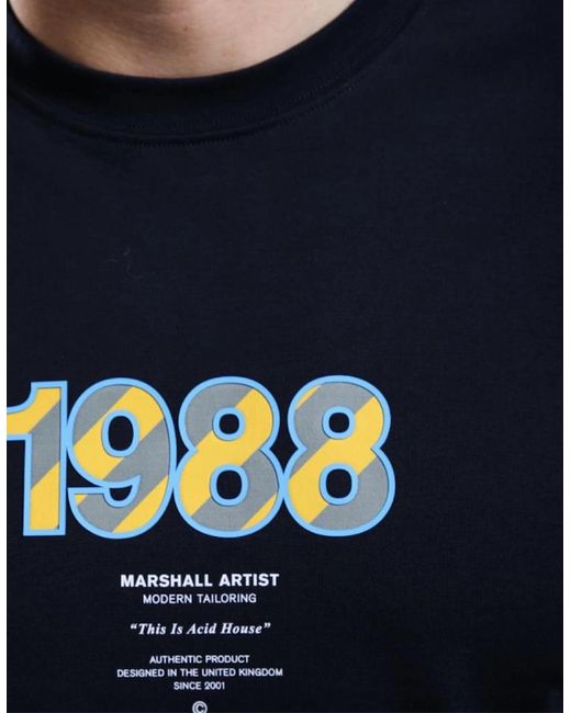 Marshall Artist Blue Acid House T-Shirt for men