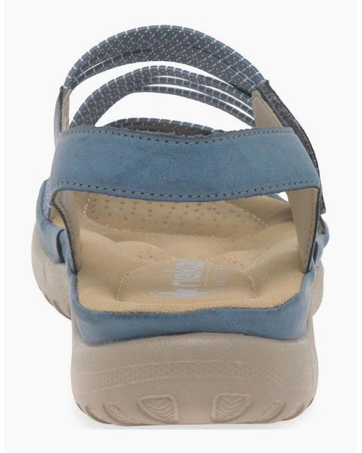 Rieker Blue Locket Sandals