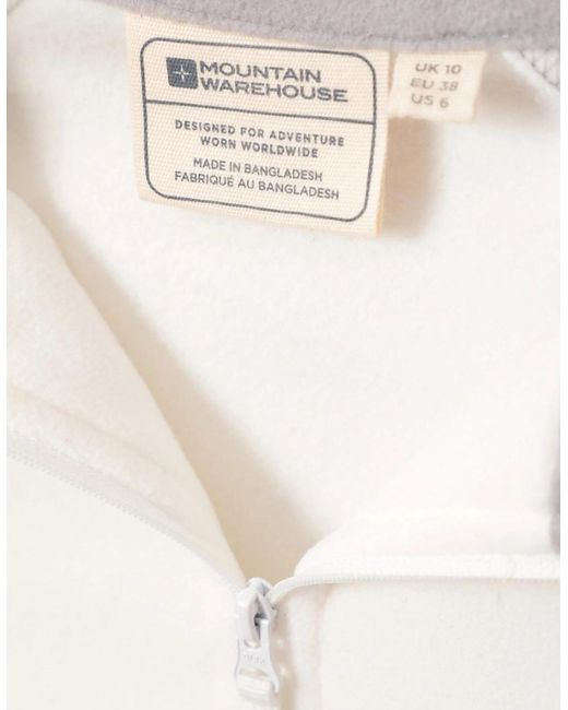 Mountain Warehouse Red Ladies Montana Half Zip Fleece Top