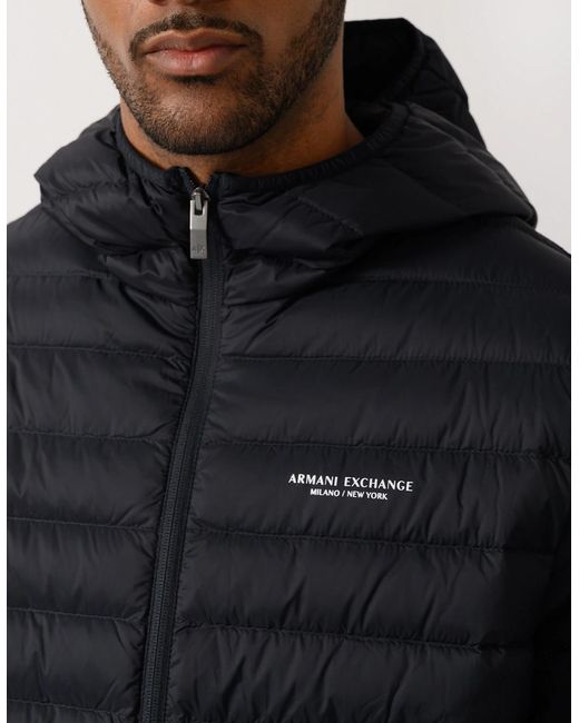 ARMANI EXCHANGE Black Down Jacket Xm001577-Af16927 for men