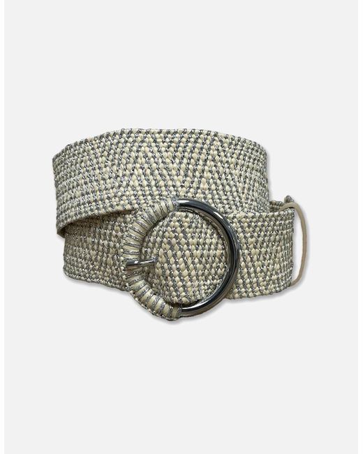 Nooki Design Gray Linda Woven Belt