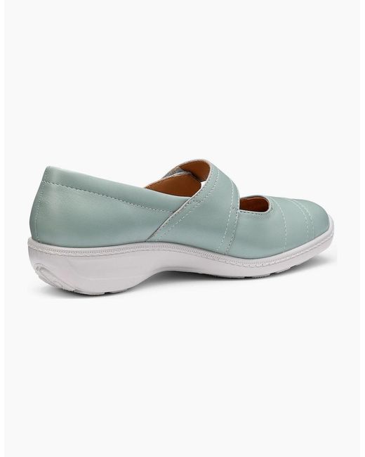 Hotter Blue Charity Mary Jane Shoes
