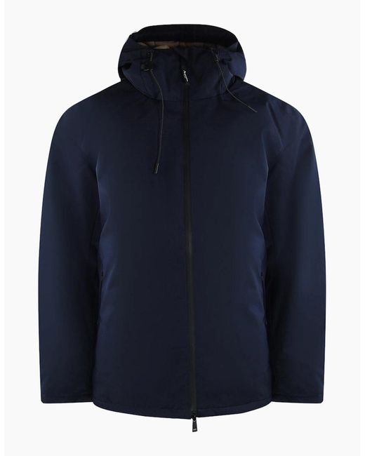Aquascutum Blue Active Hydroid Parka Parka Jacket for men