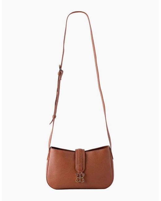 Lakeland Leather Brown Dalston Crossbody Bag