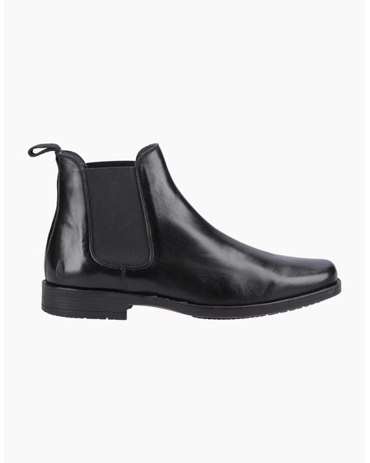 Hush Puppies Black Brennan Chelsea Boots for men