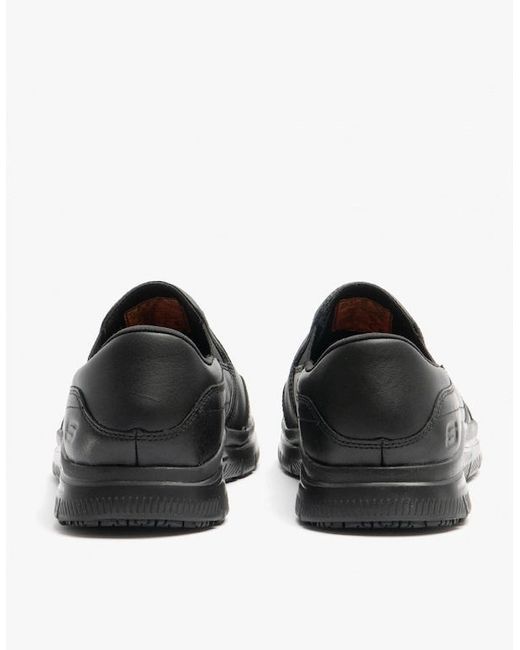 Skechers Black Work 77071Ec Flex Advantage for men