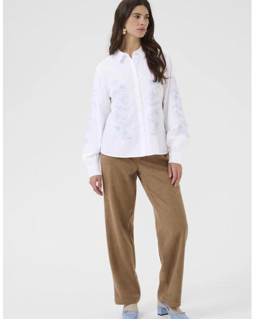 Cream White Jolene Shirt