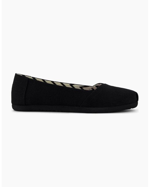 TOMS Black Alpargata Textile Shoes