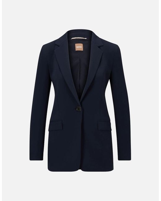 Boss Blue Jocalua8 Relaxed-Fit Blazer