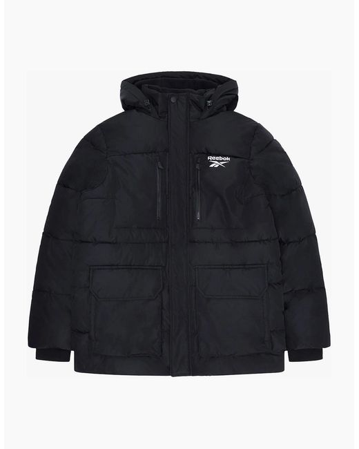 Reebok Blue Rb1577 Puffer Parka Jacket for men