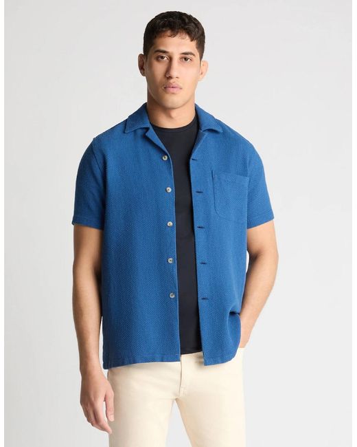 Remus Uomo Blue Ss Shirt 13988 24