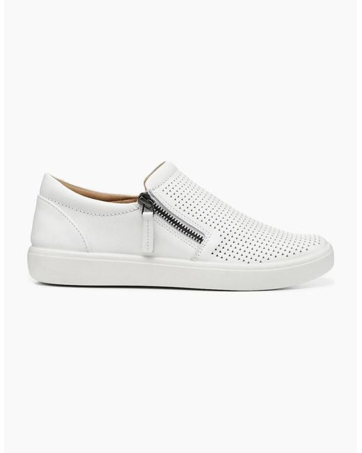 Hotter White Daisy Wide Fit Casual Shoes